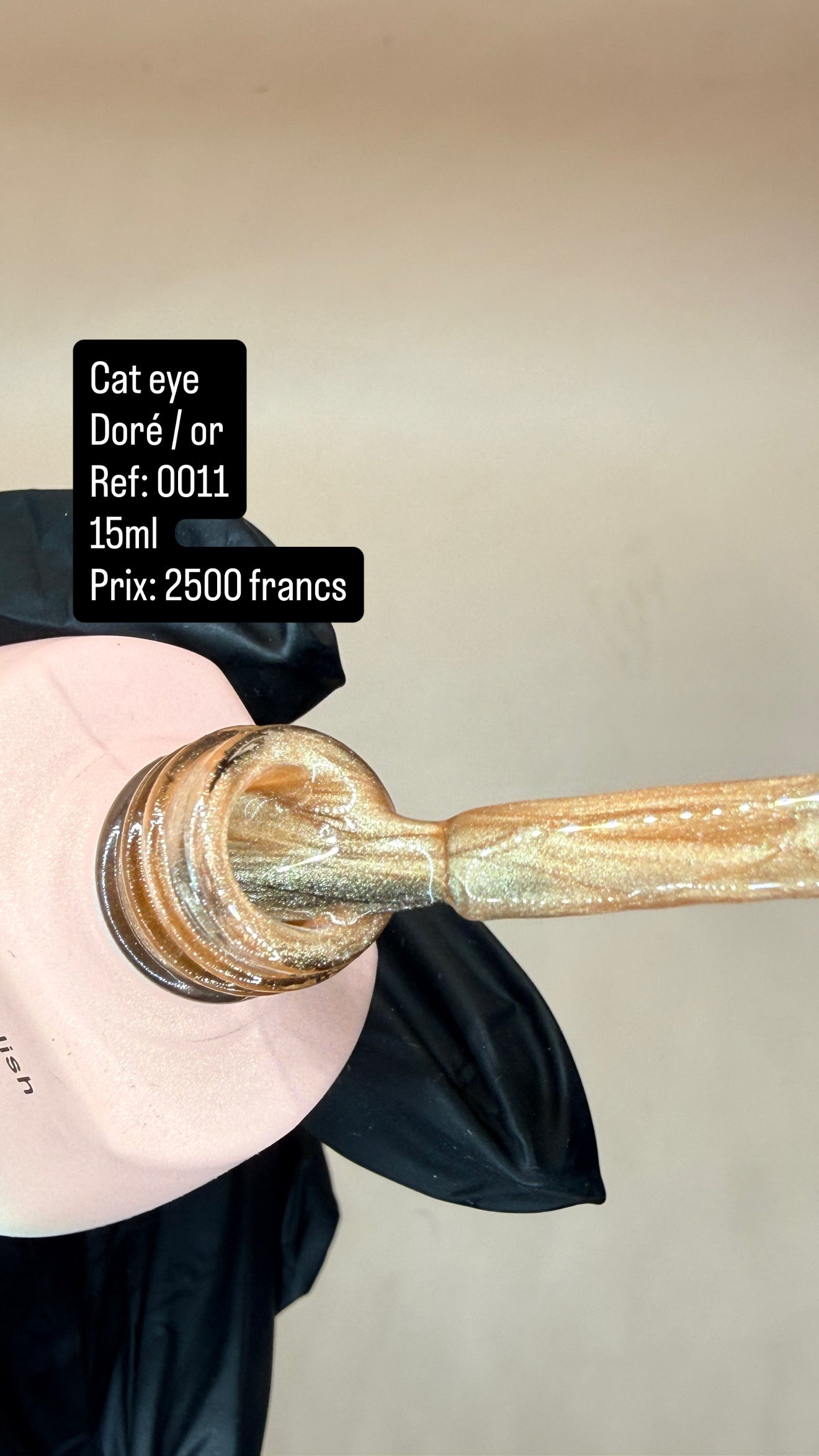 Cat eye doré clair (#0011)