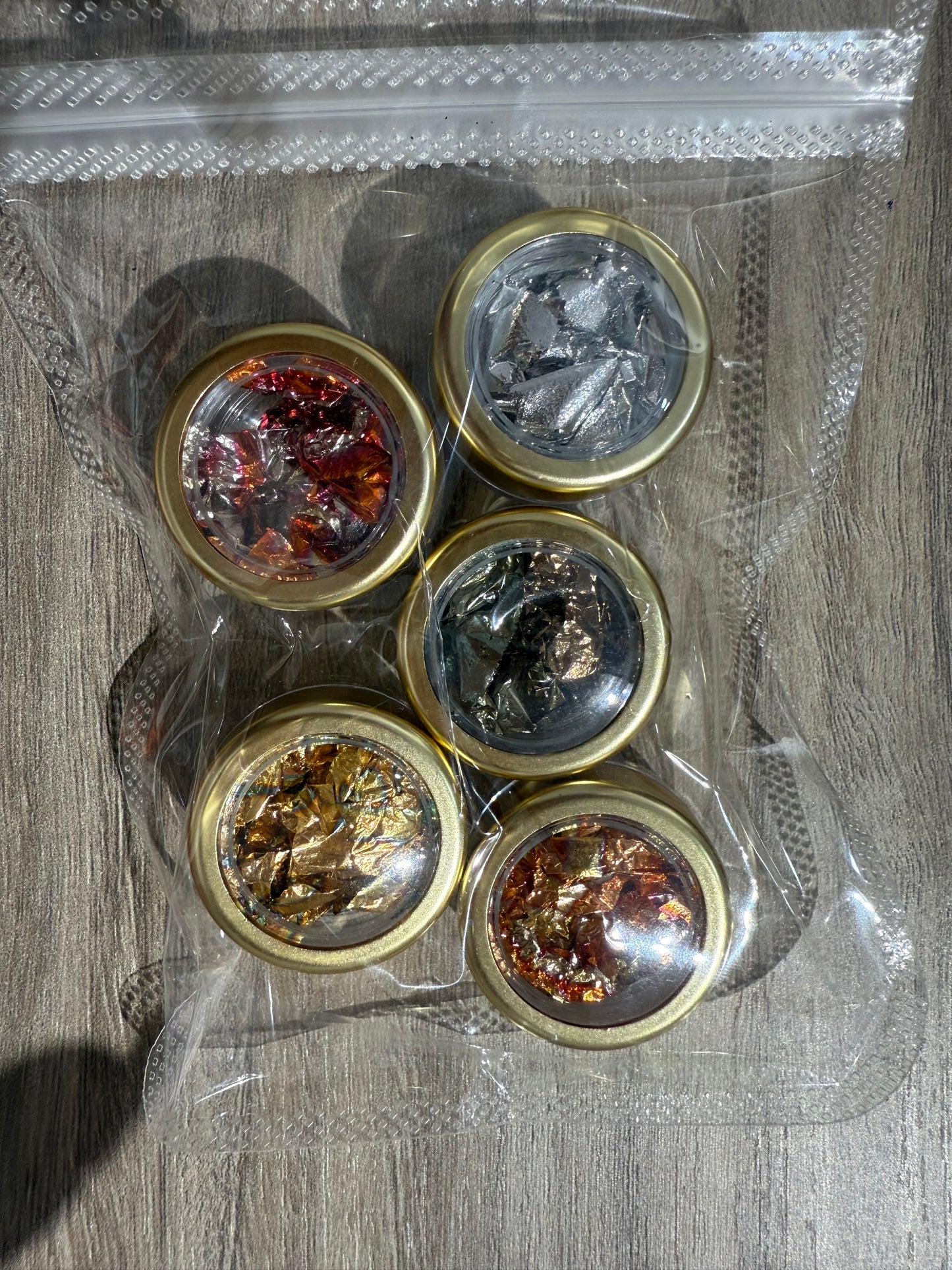 Mix feuilles d'or pour ongles