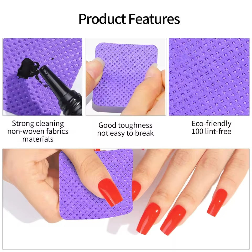 Nail whipes - 200 pcs