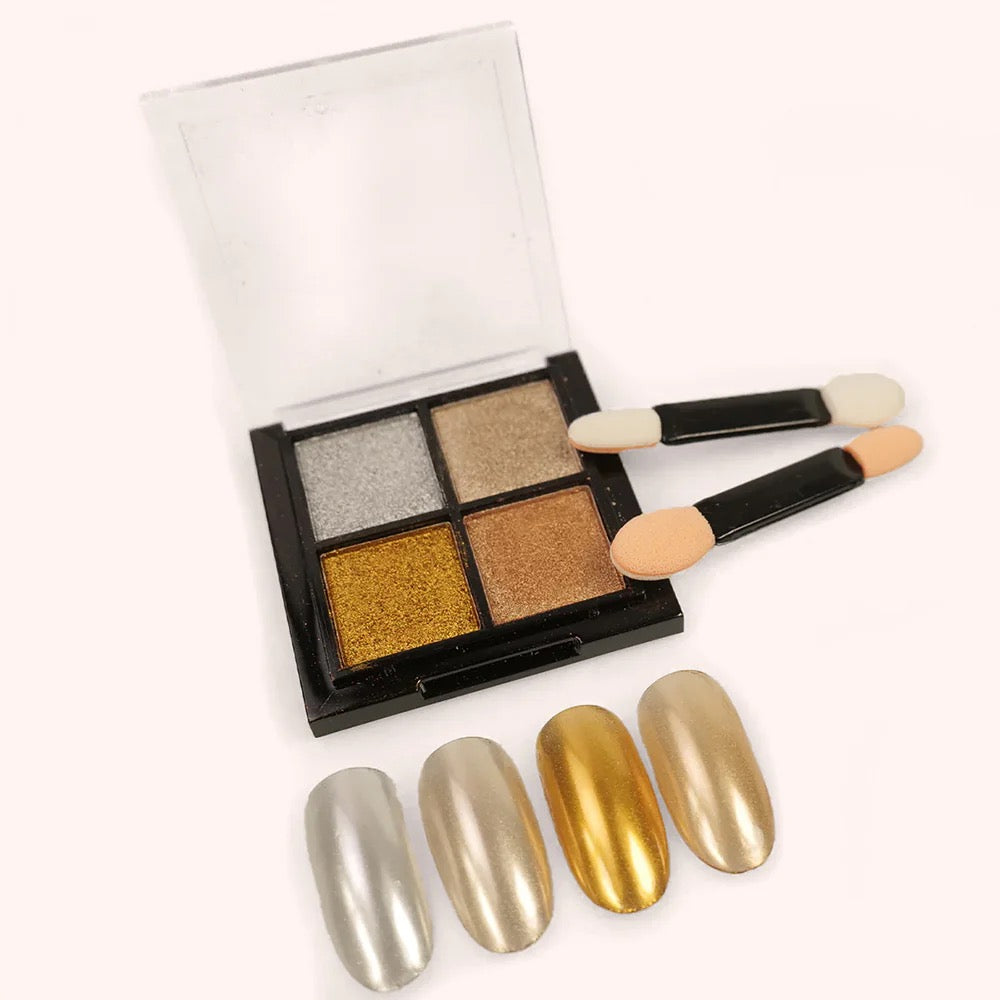 Set de 4 poudres chromes