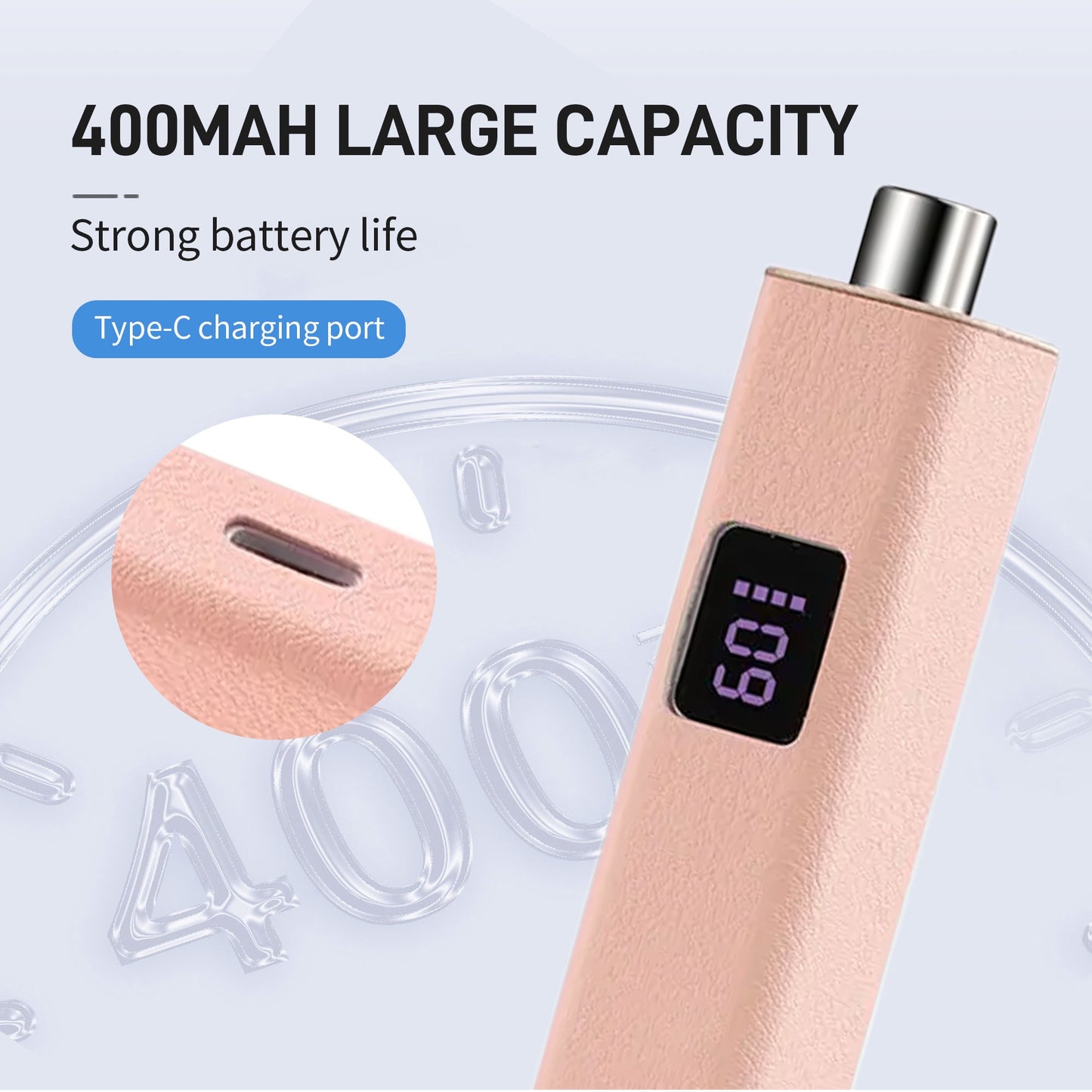 Mini lampe UV 2 en 1 avec acier – Effet Cat Eye