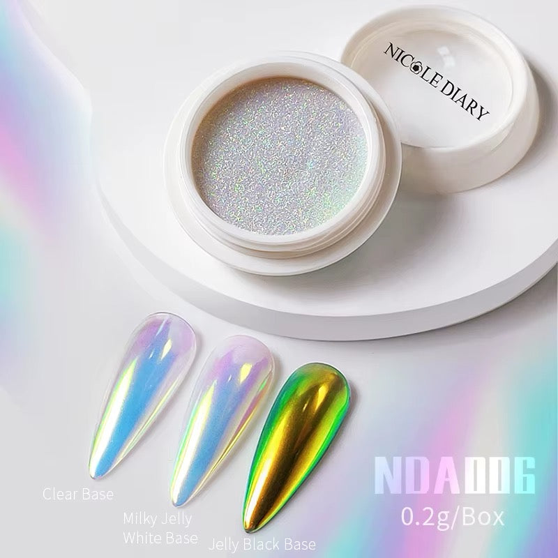 Glazed chrome powder