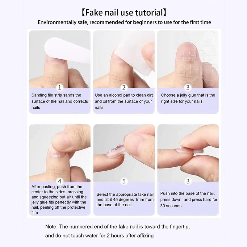 Kit d'application pour press-on nails