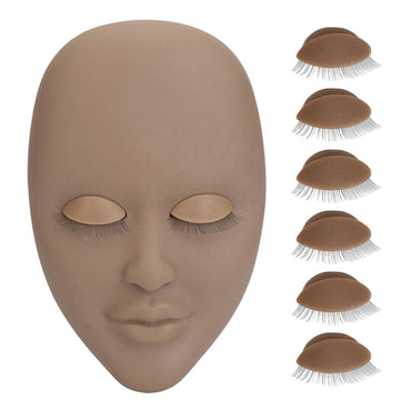 Mannequin d’entraînement pour extensions de Cils en silicone