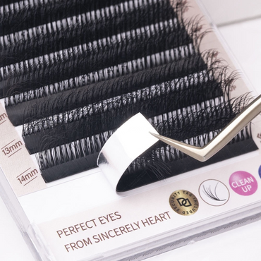 3D multilayer lashes Camelia  - Courbure LC