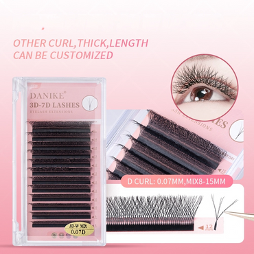 Extensions de cils 3D W - Volume brésilien