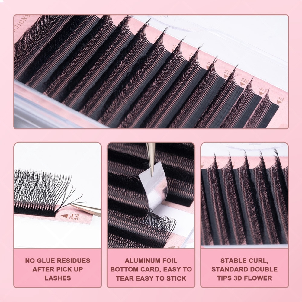 Extensions de cils 3D W - Volume brésilien