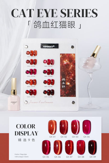 Coffret de 9 vernis cat Eye