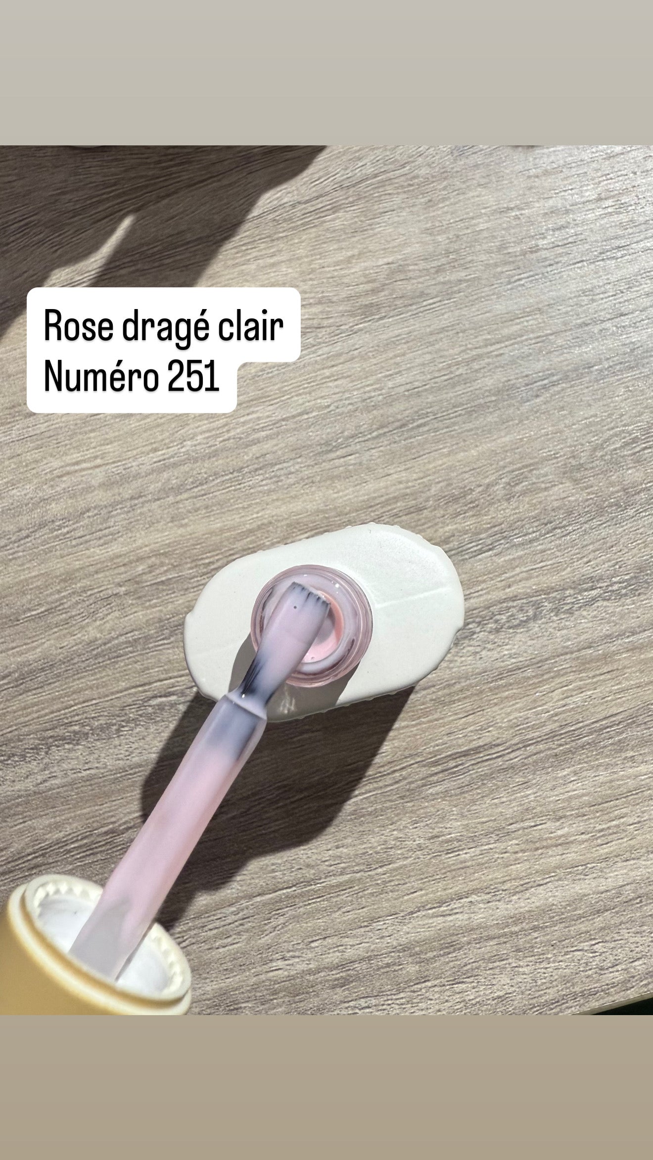Base nude (Rose dragé clair) - #251