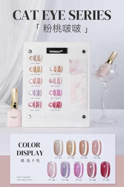 Coffret de 9 vernis cat Eye