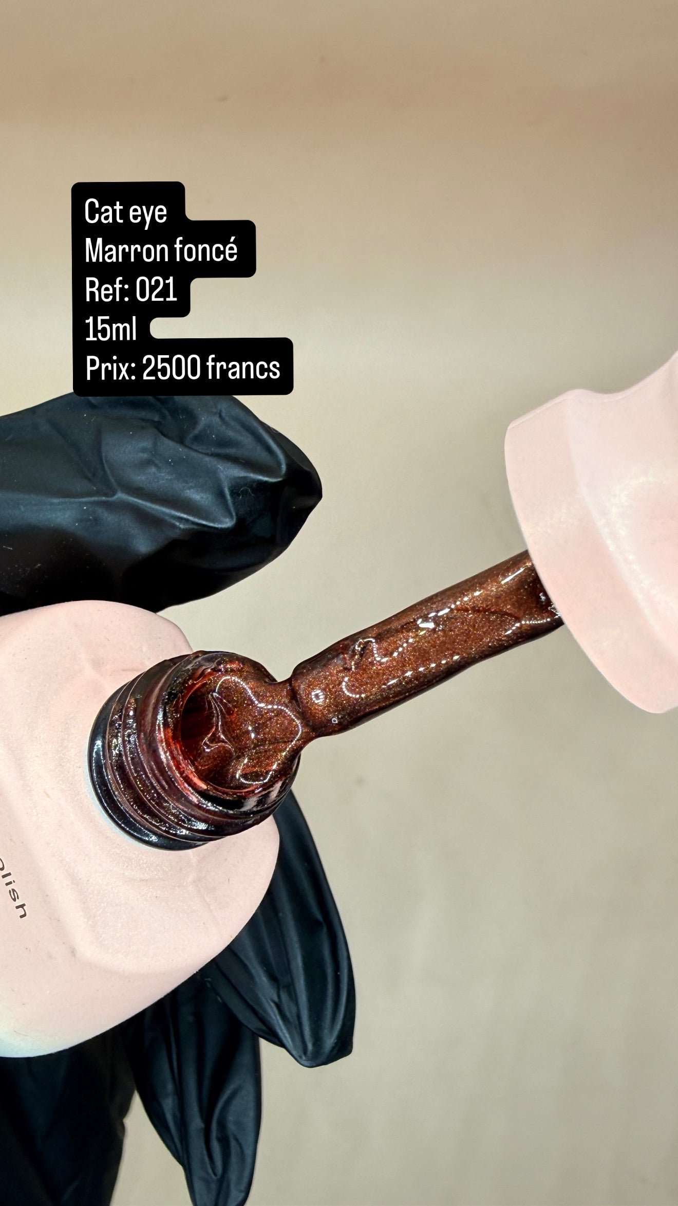 Cat eye marron profond - (#21)