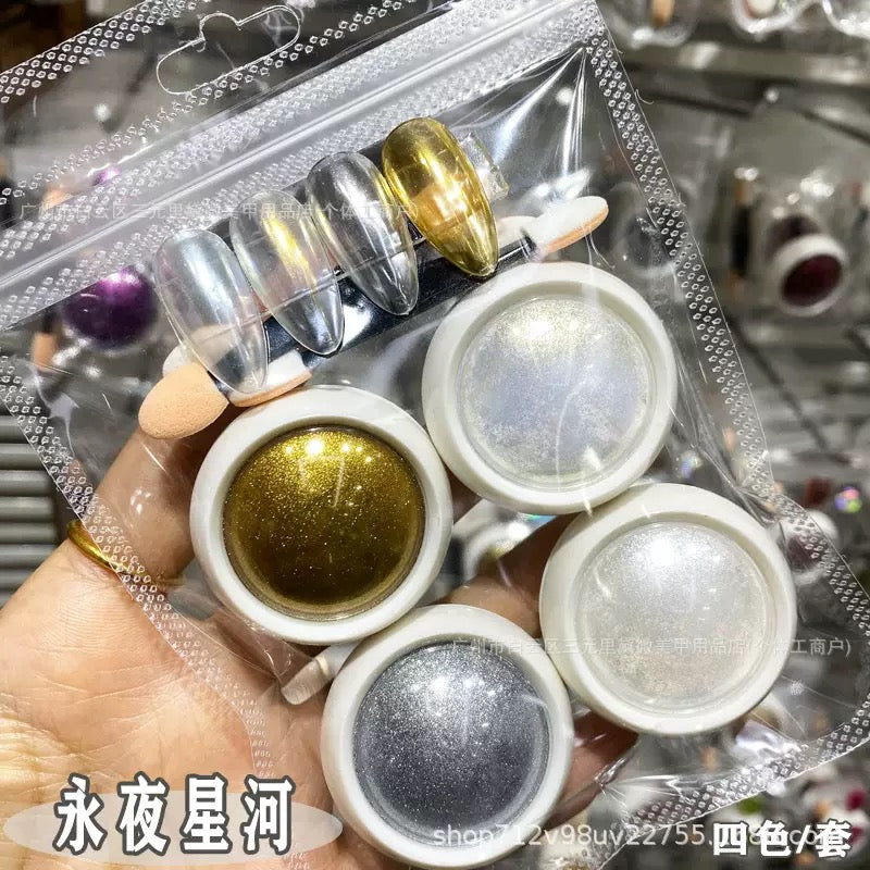 Set de 4 chrome