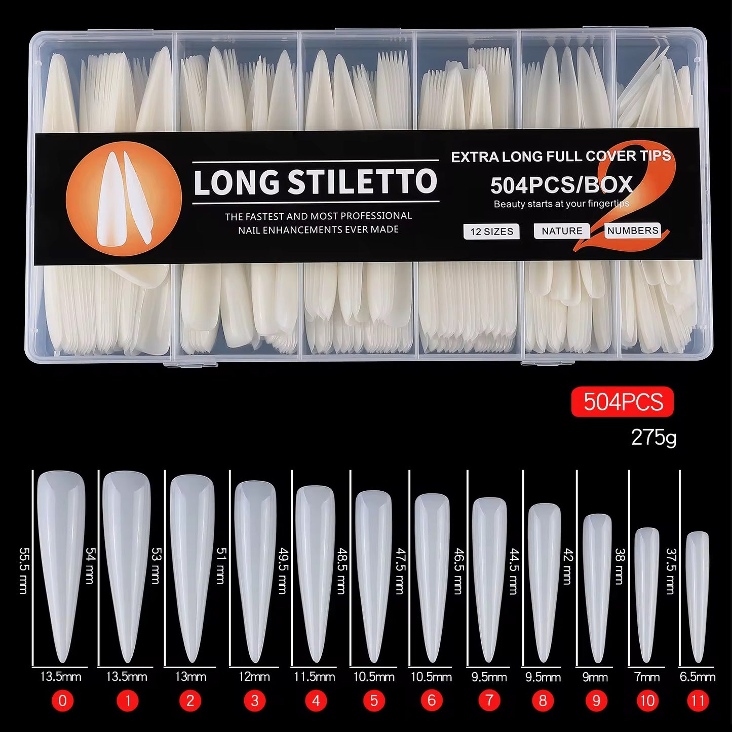 Capsules permanentes XXL (540 pcs)