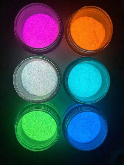 Kit de 10 Pigments  Fluo phosphorescentes