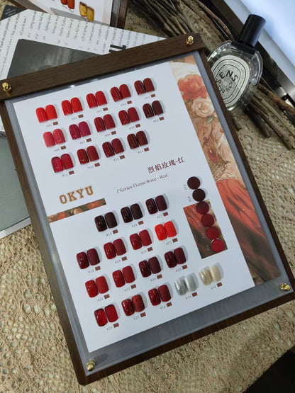 Coffret rouge - 30 Vernis semi-permanents