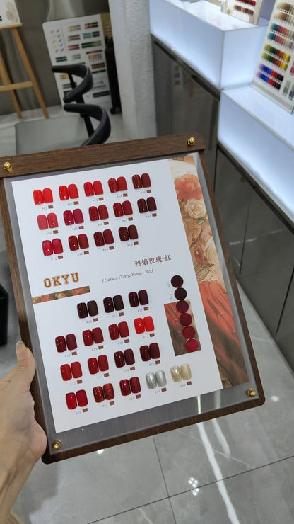 Coffret rouge - 30 Vernis semi-permanents