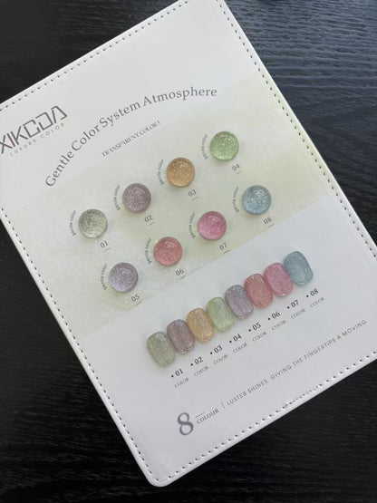 Coffret 8 Vernis Pailletés