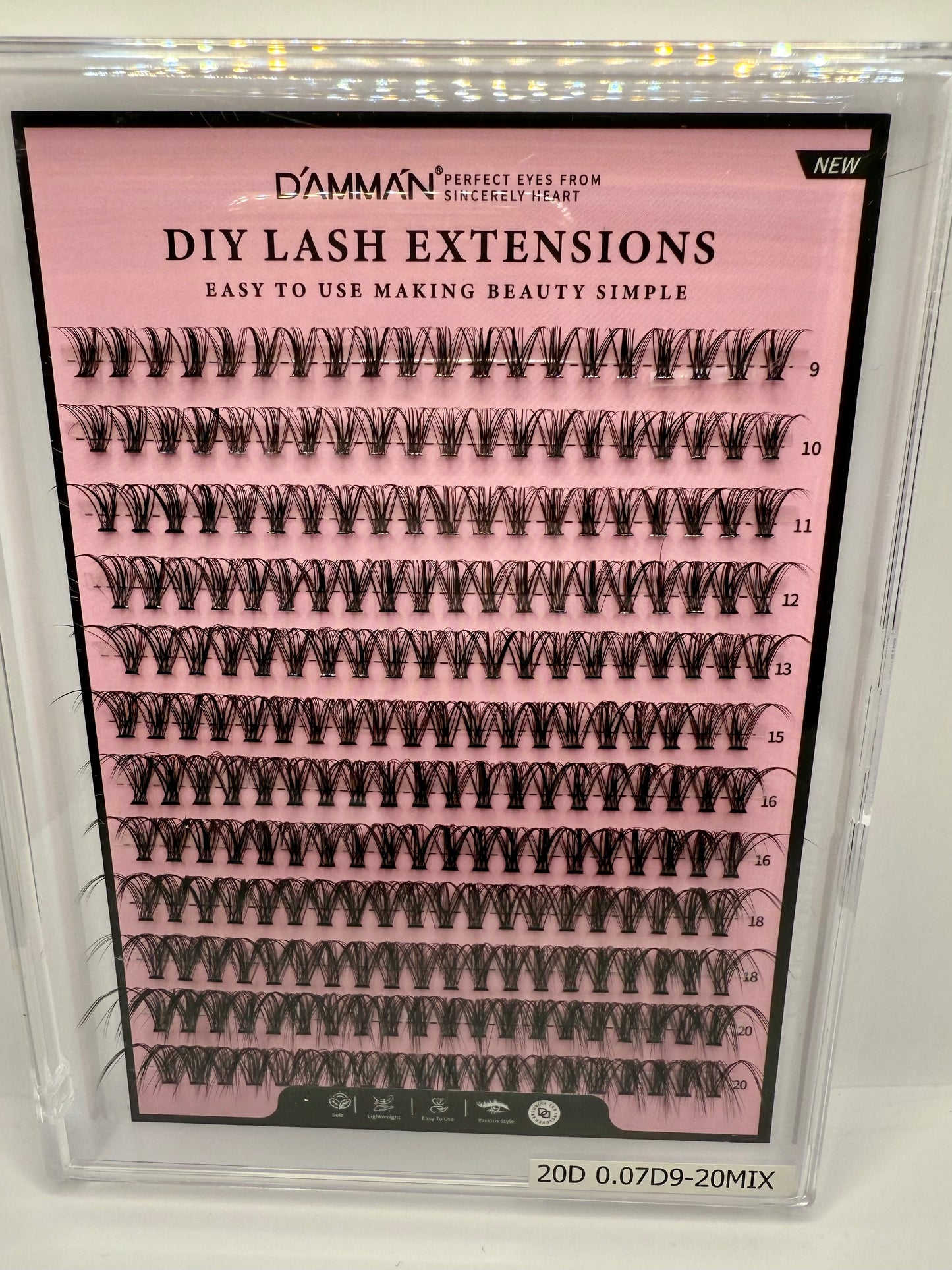 Clusters lashes (Boite mixte)