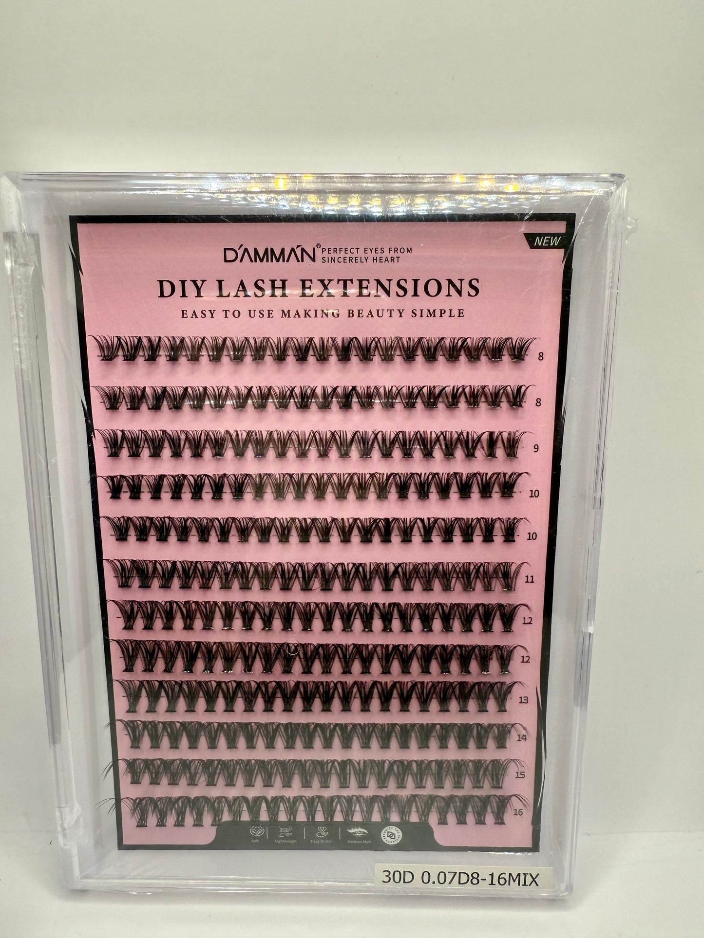 Clusters lashes (Boite mixte)