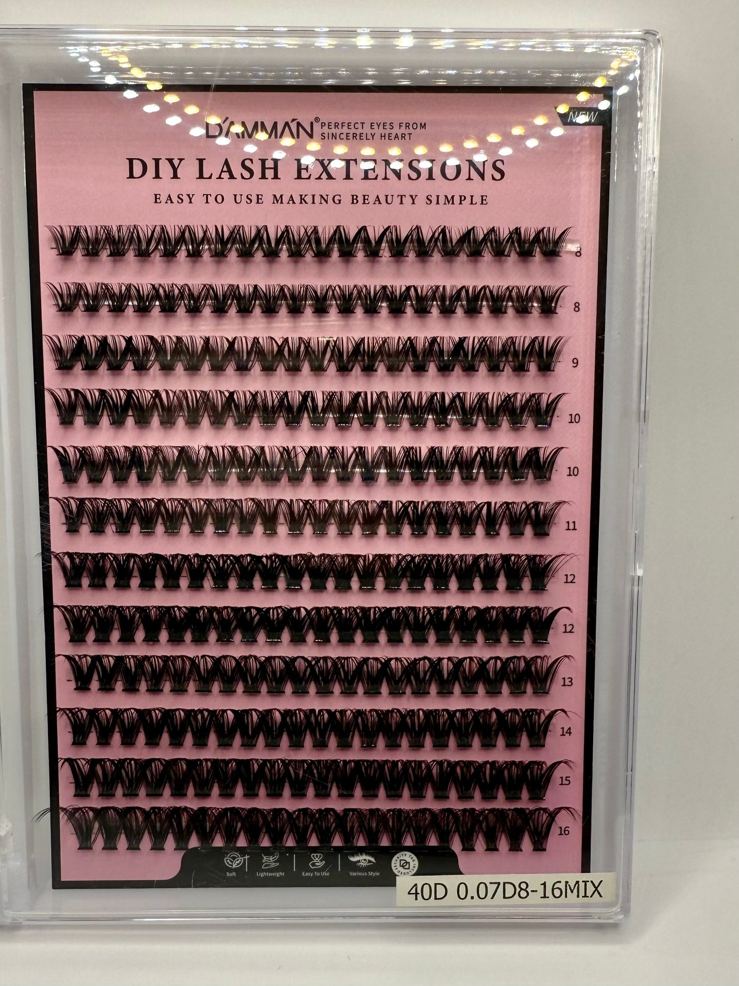 Clusters lashes (Boite mixte)