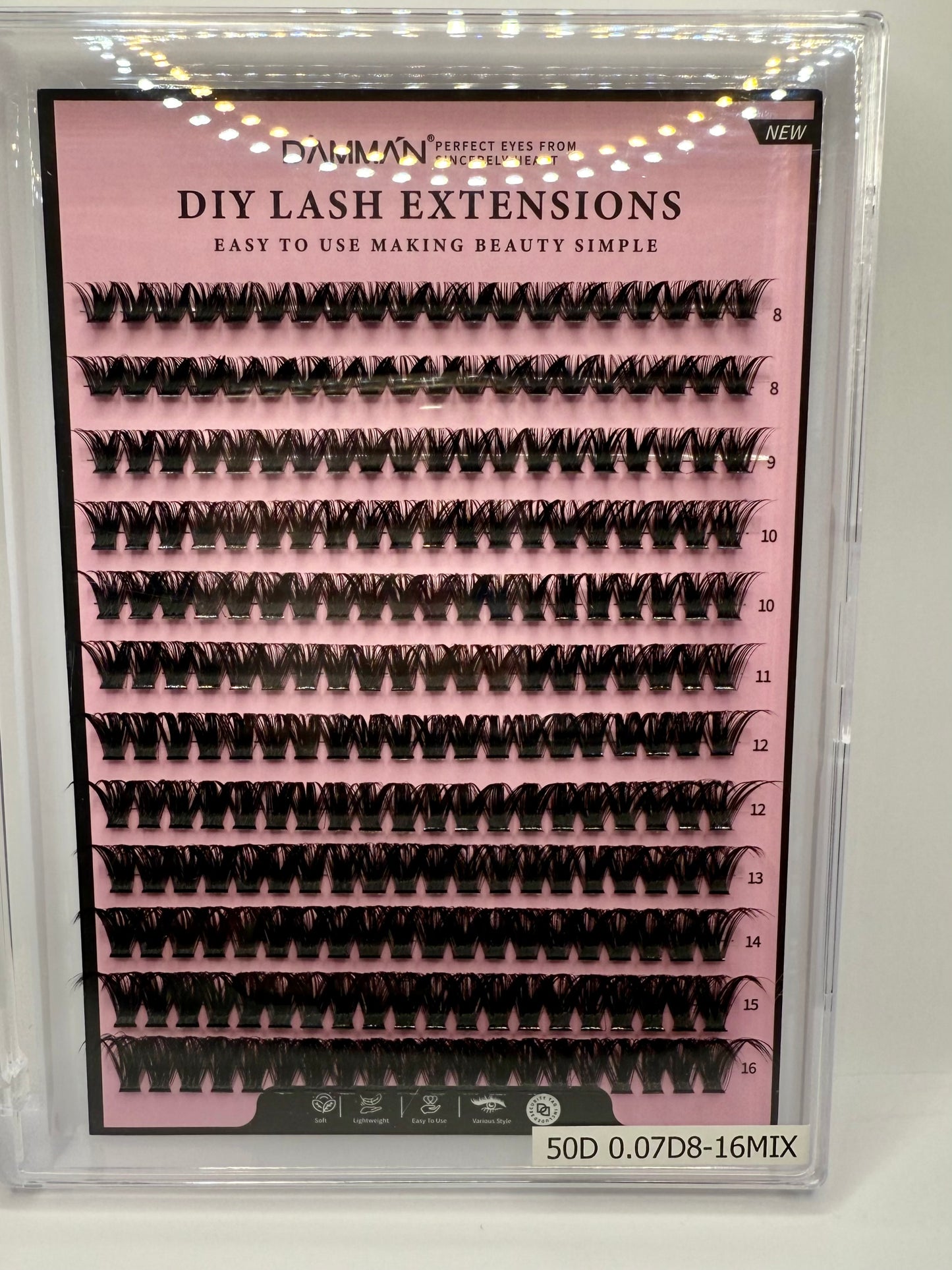 Clusters lashes (Boite mixte)