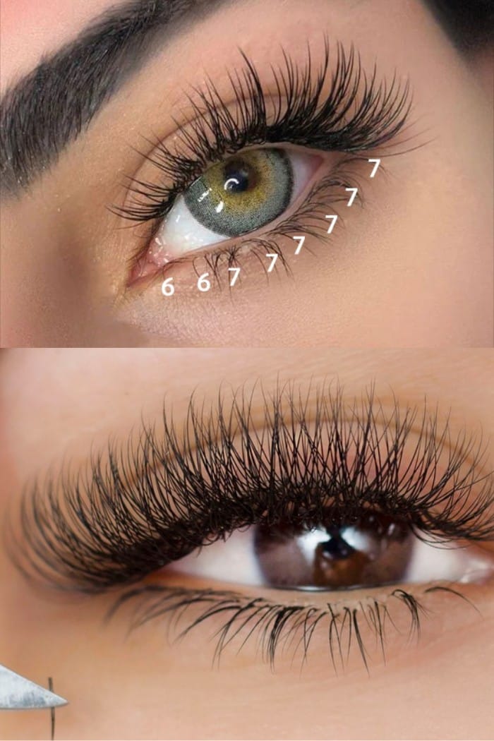 Extensions cils du bas / Bottom lashes