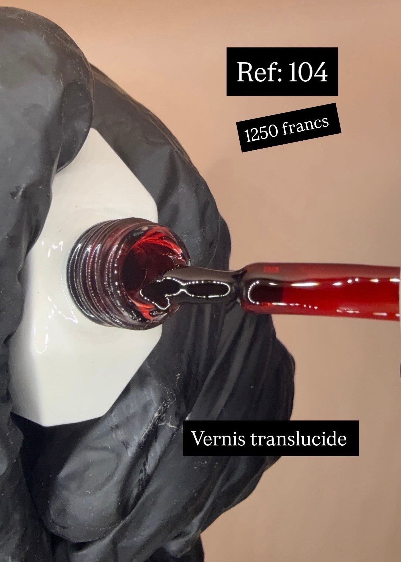 Vernis translucide rouge - (#27)