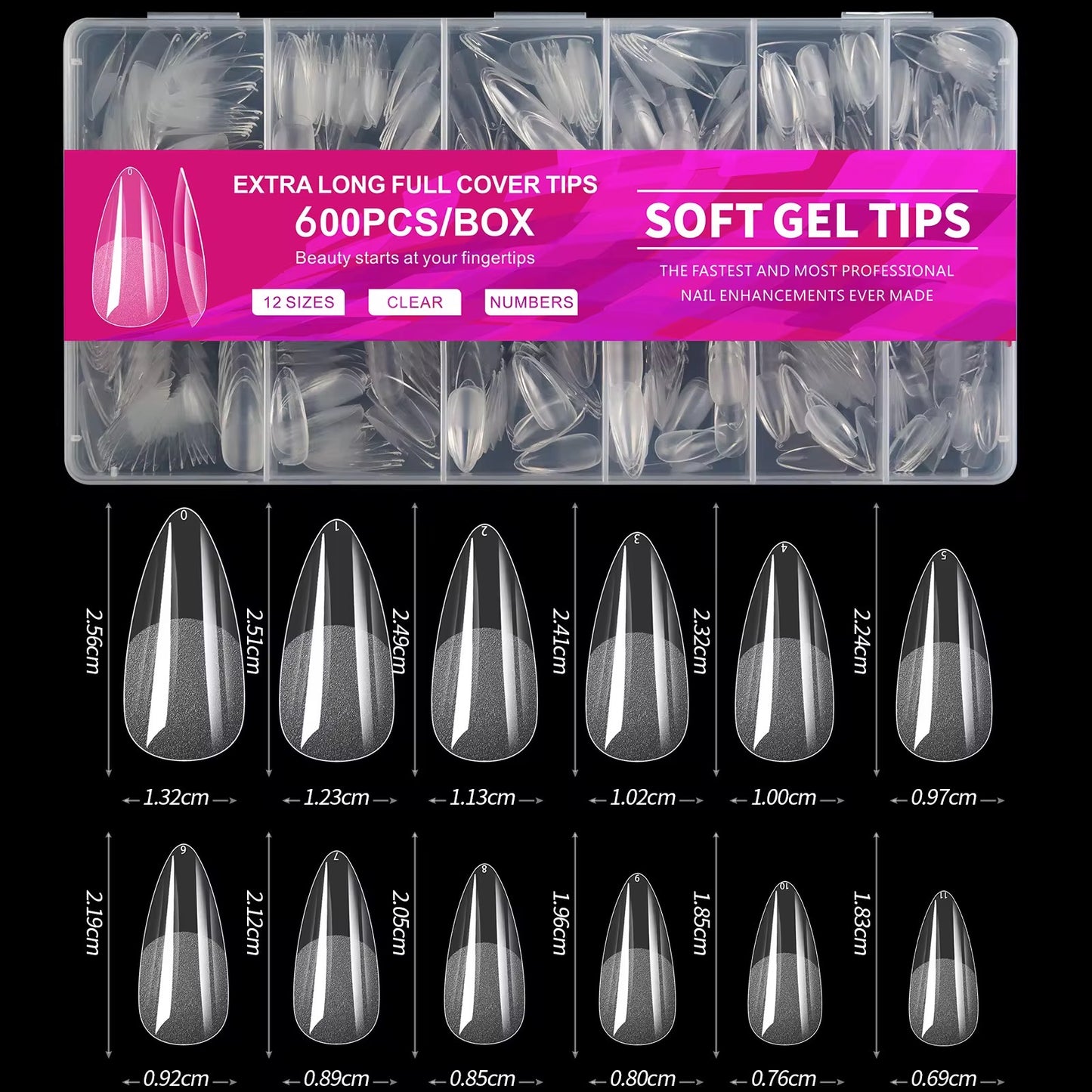 Capsules permanentes 600 pcs