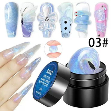 Gel Solide 3D Effet Miroir / Aurore - 8ML