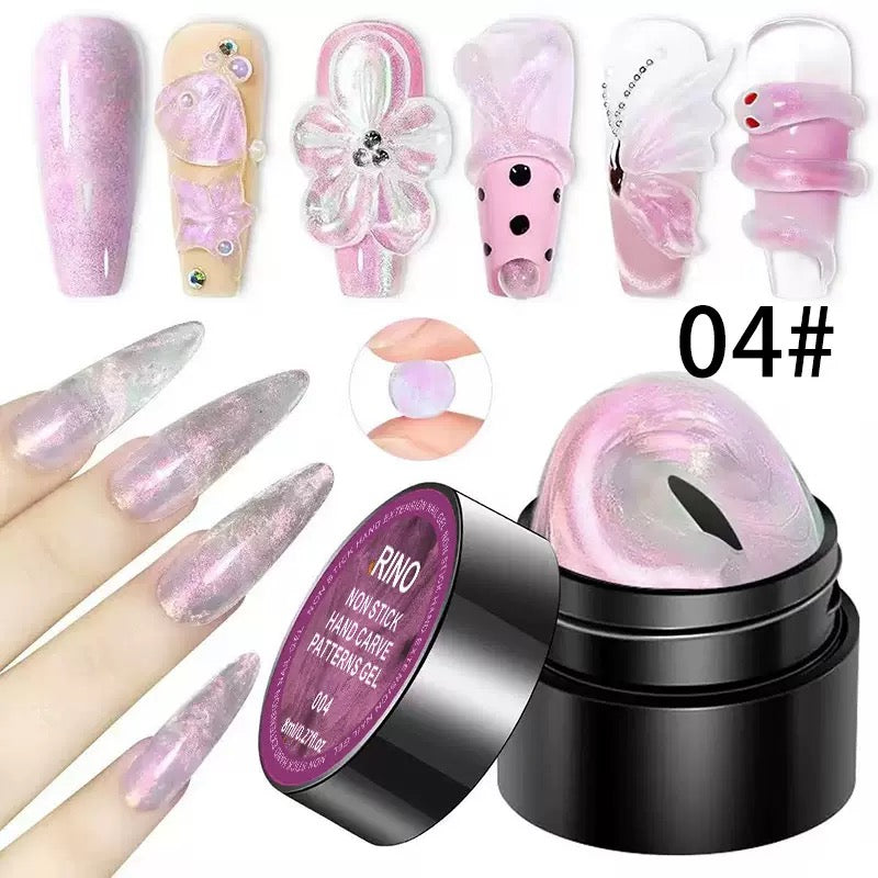 Gel Solide 3D Effet Miroir / Aurore - 8ML
