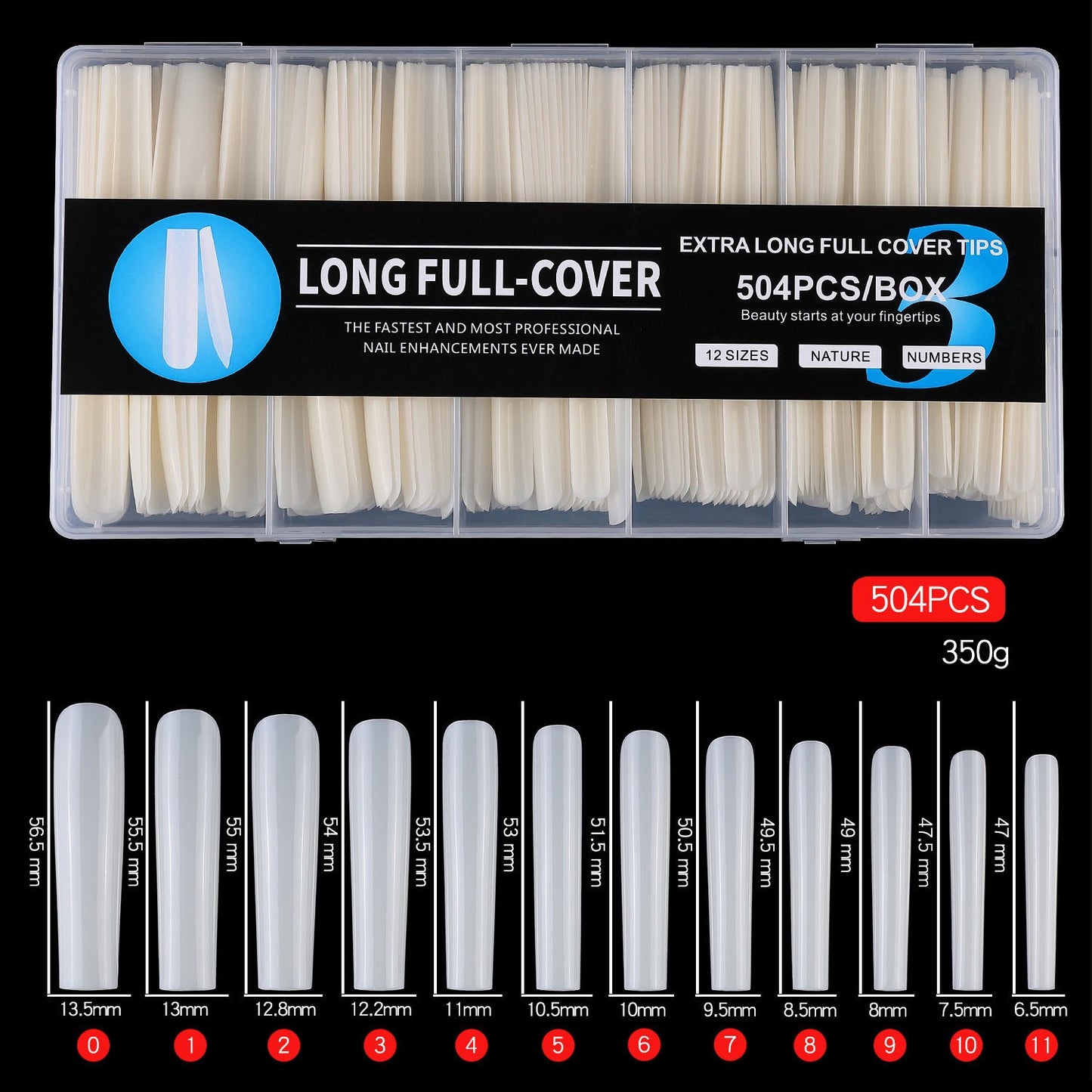 Capsules permanentes XXL (540 pcs)