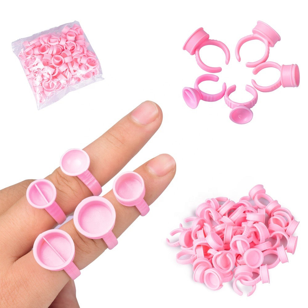Bagues jetables pour extensions de cils