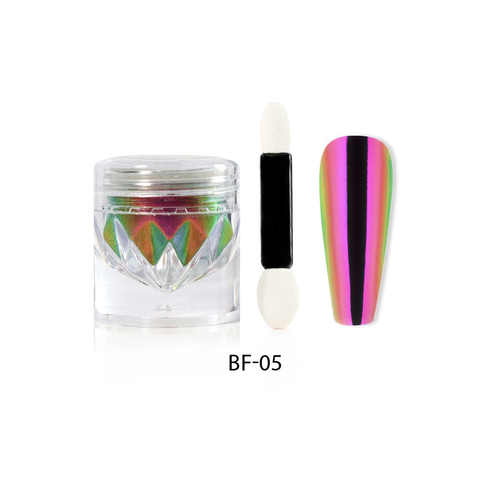 Pigment chrome effet sirène multicolore