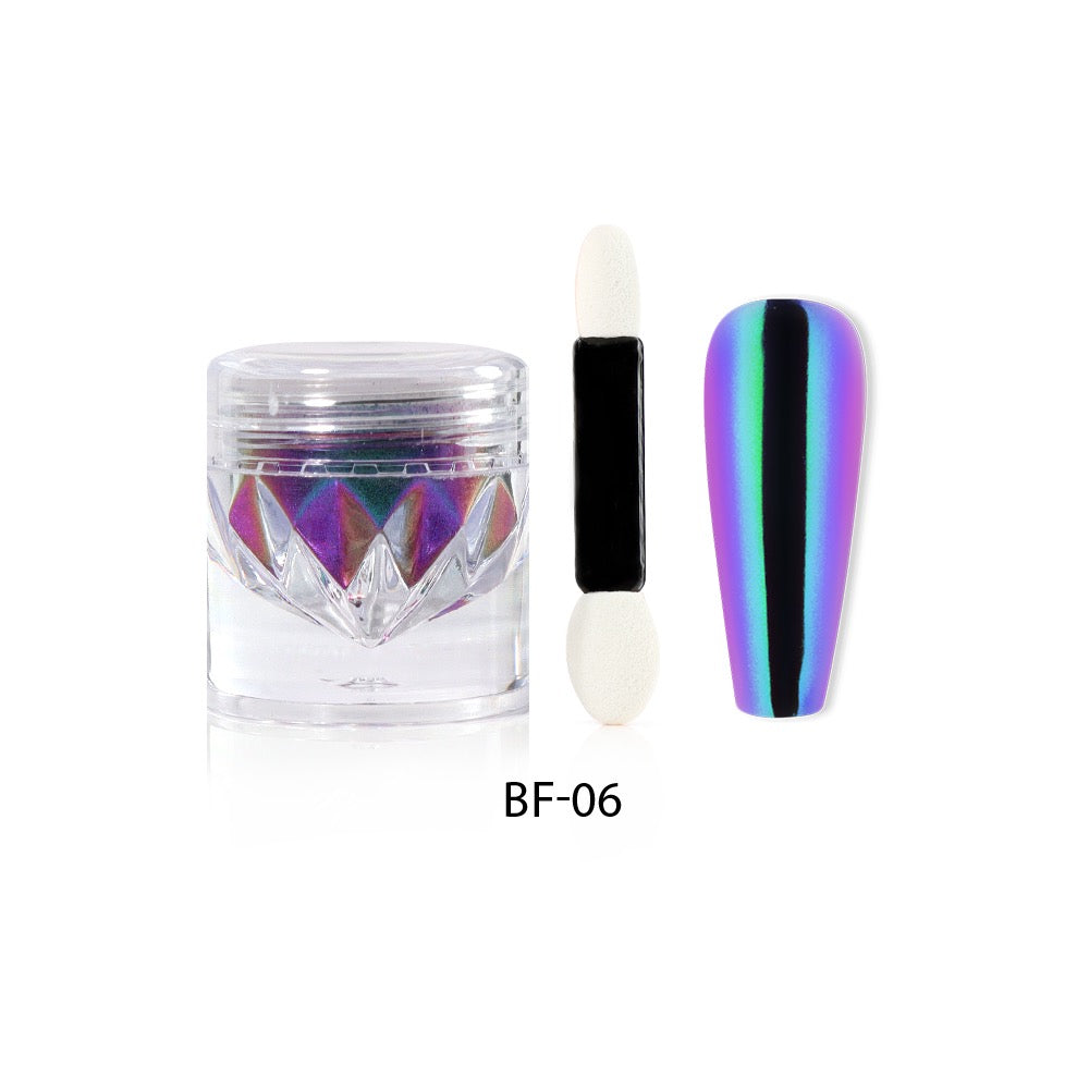 Pigment chrome effet sirène multicolore