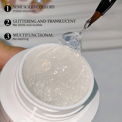 Gel solide- 3D nail art