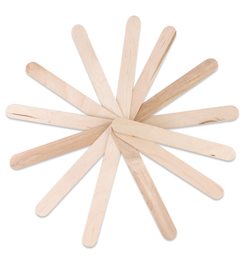 Spatules en bois pour cire chaude