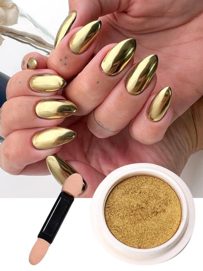 Glazed chrome powder / lot de 8 pcs