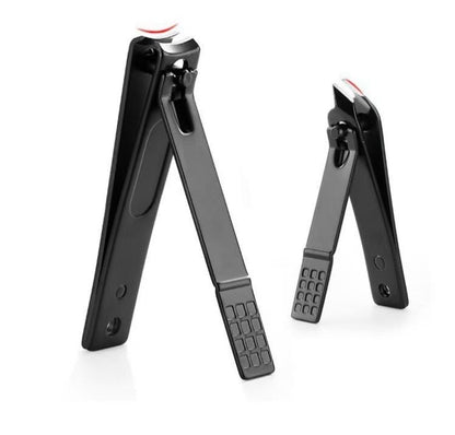 Coupe ongles noir en acier inoxydable