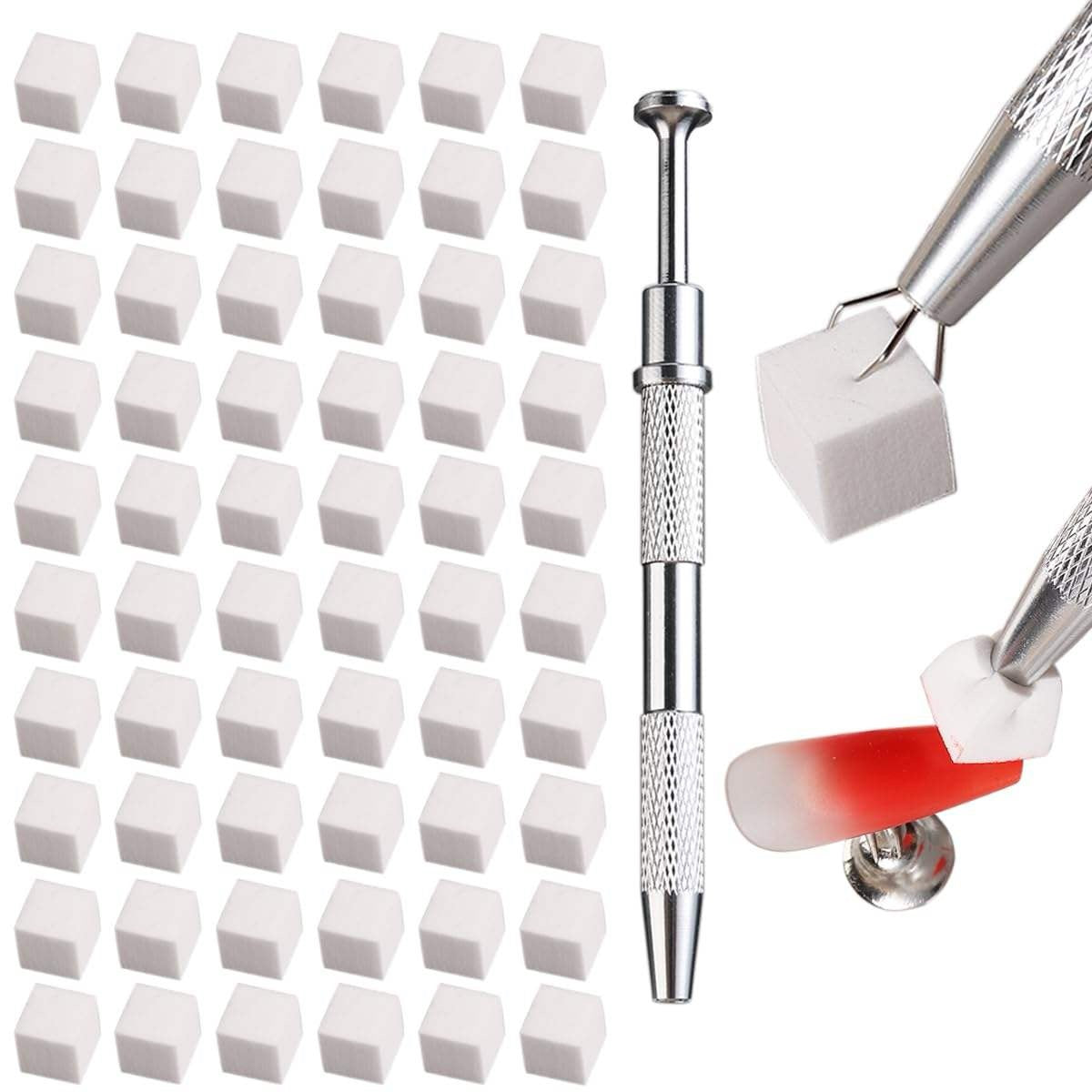 Ombre sponges / 100pcs + 1 stylet