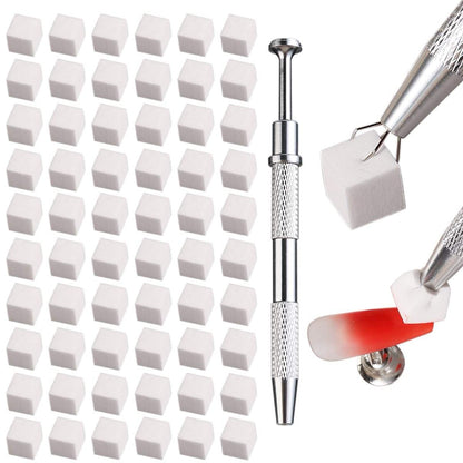 Ombre sponges / 100pcs + 1 stylet