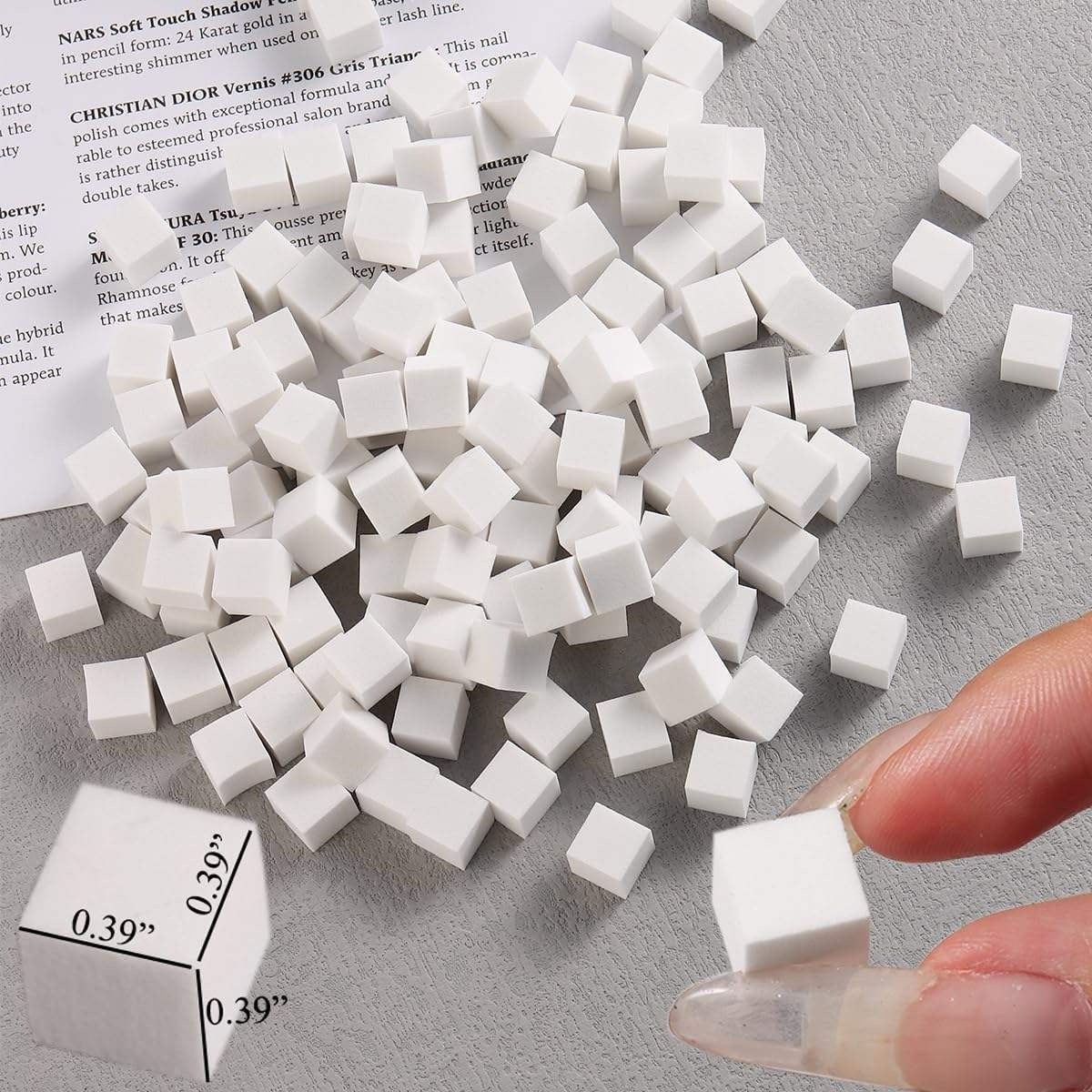 Ombre sponges / 100pcs + 1 stylet