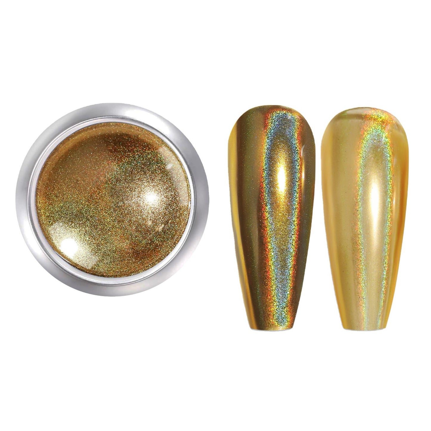 Set de poudre chrome holographique (3pcs)