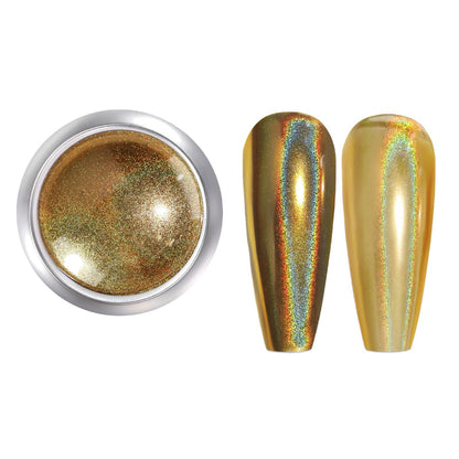 Set de poudre chrome holographique (3pcs)