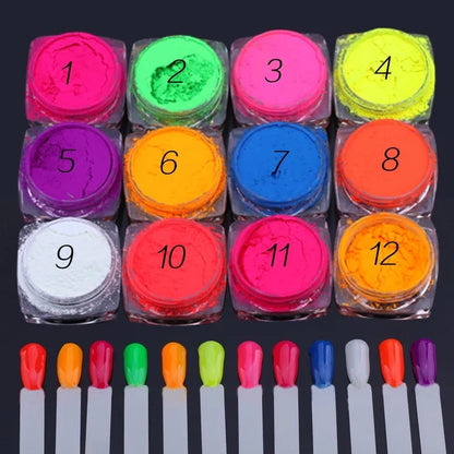 Pigments néons (Set de 12 pcs)