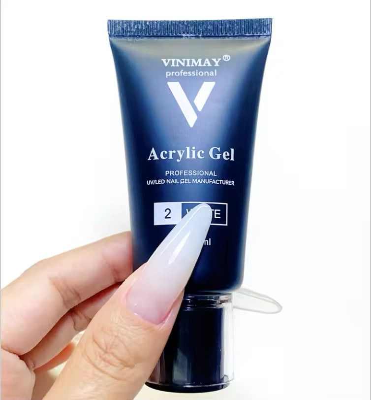 Polygel blanc et transparent (30g)