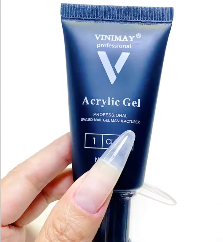 Polygel blanc et transparent (30g)