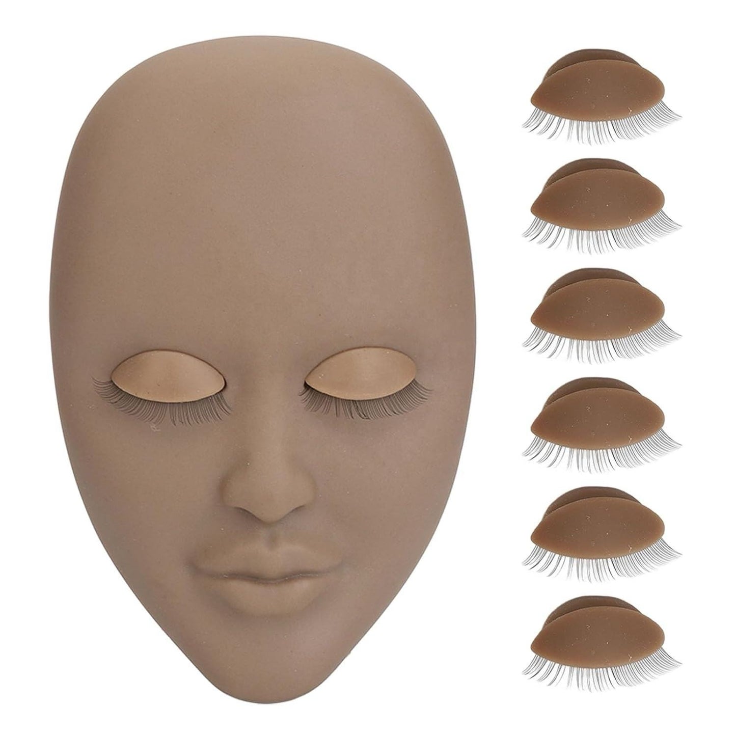 Mannequin d’entraînement pour extensions de Cils en silicone