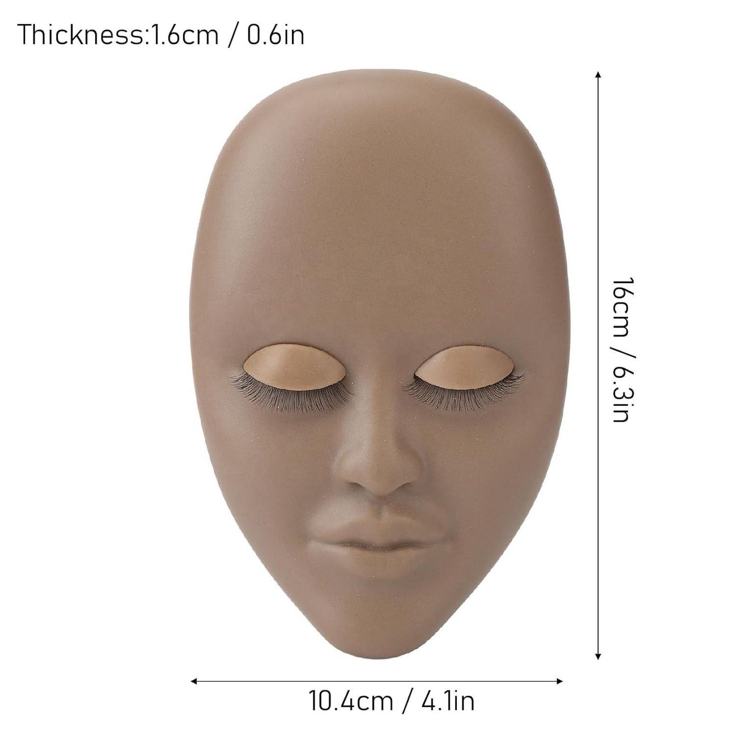 Mannequin d’entraînement pour extensions de Cils en silicone