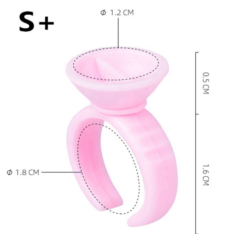 Bagues jetables pour extensions de cils
