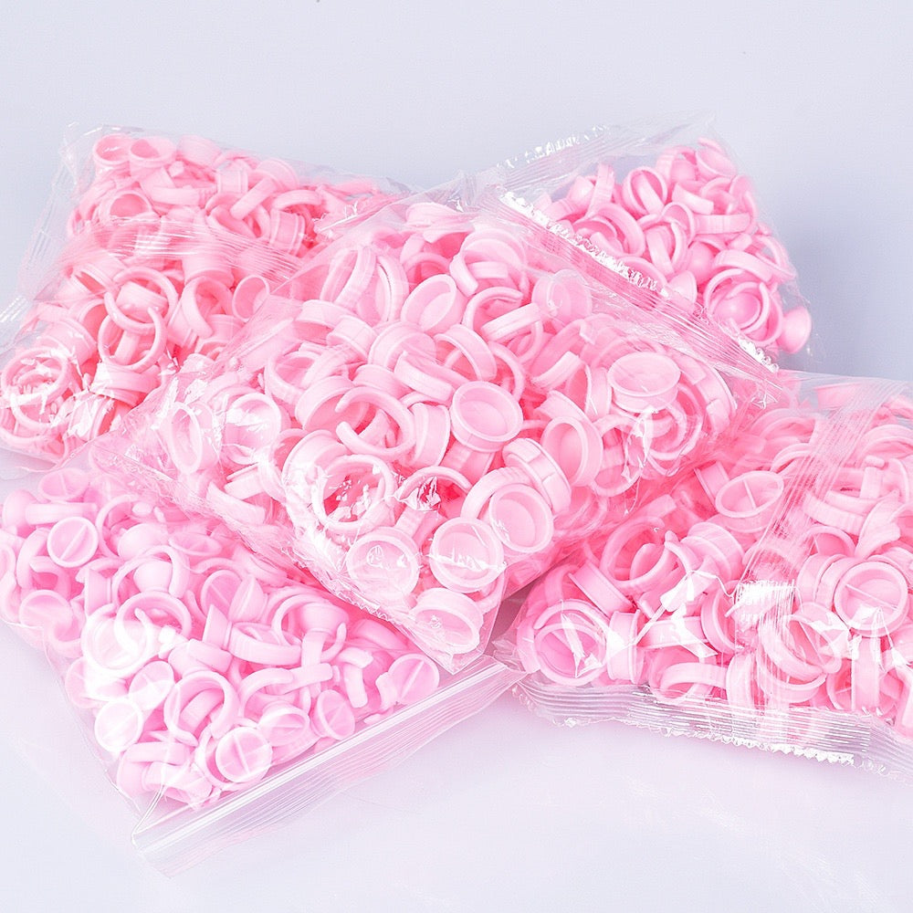 Bagues jetables pour extensions de cils